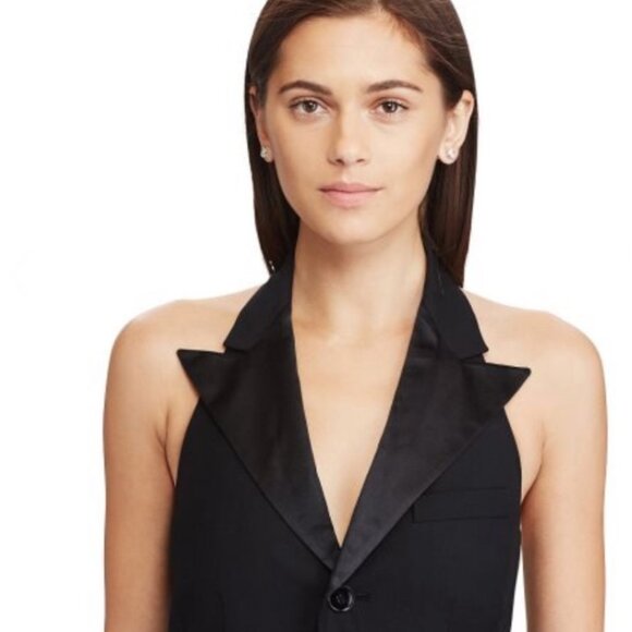 Ralph Lauren Tuxedo Short Playsuit Romper - Picture 2 of 3